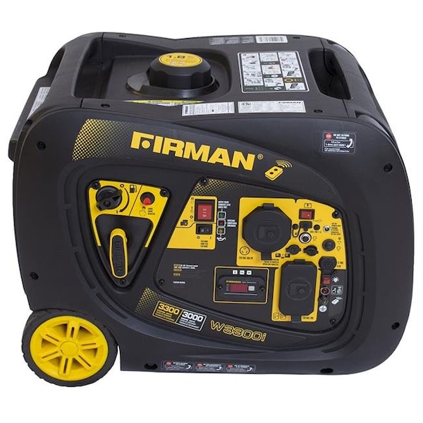 Firman Gasoline, 3,000 W Rated, 3,300 W Surge, Electric, Recoil, Wireless Remote Start, 30/20/8.3/2.1 A FMNW03083 - main